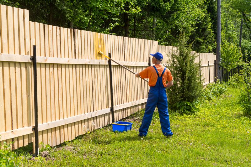 fence painting and staining services