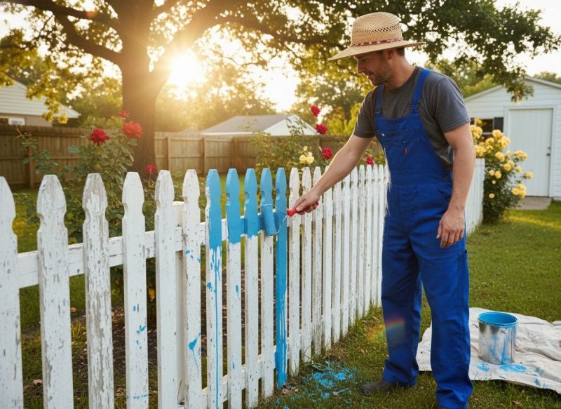 Fence Painting And Staining Services